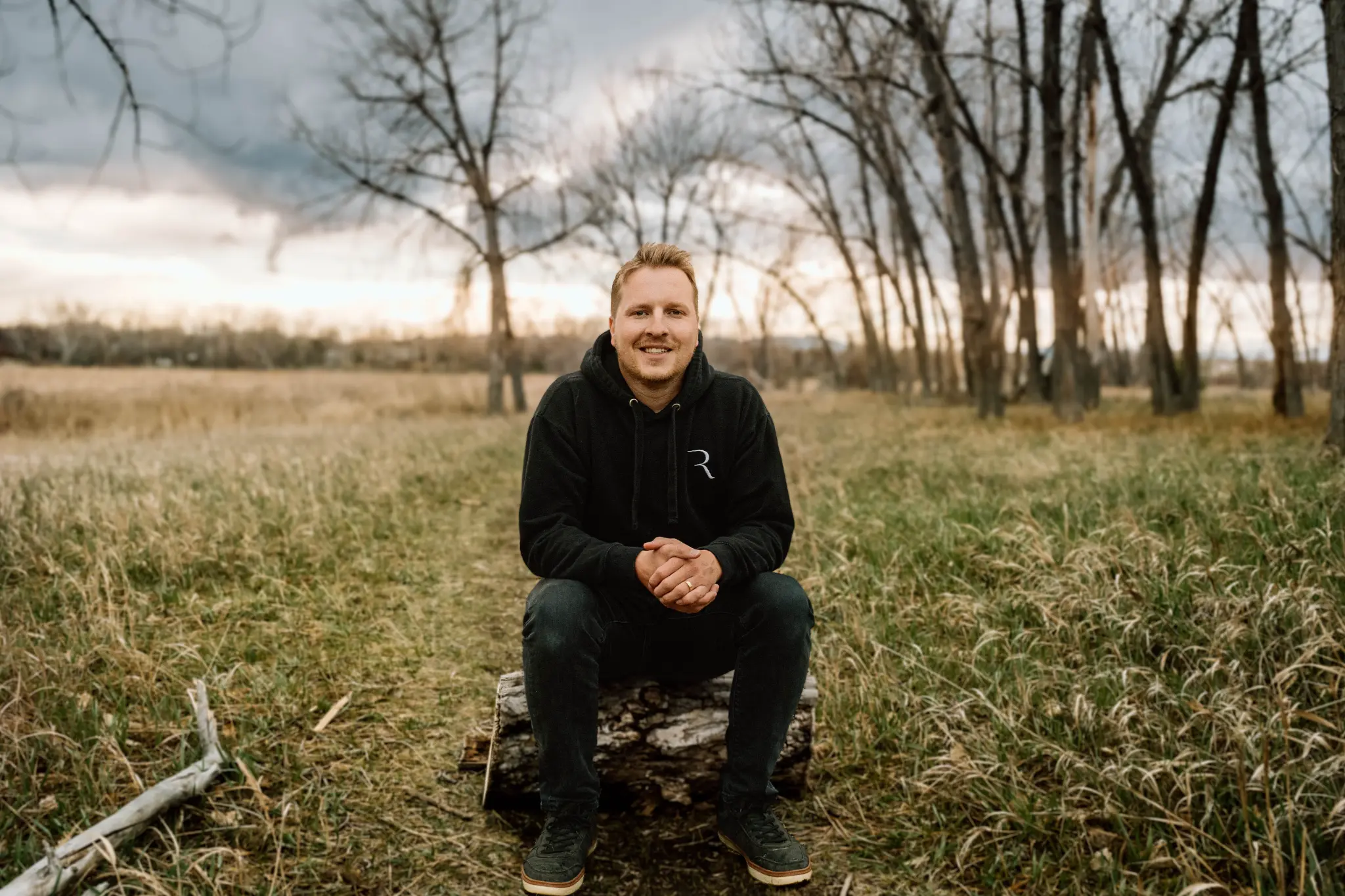 Steven Kolberg, author of Reviving Fatherhood, sitting outdoors in Colorado